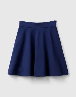 pleated skirt in viscose blend