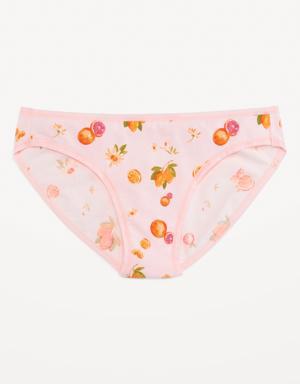 Old Navy Mid-Rise Bikini Underwear for Women pink