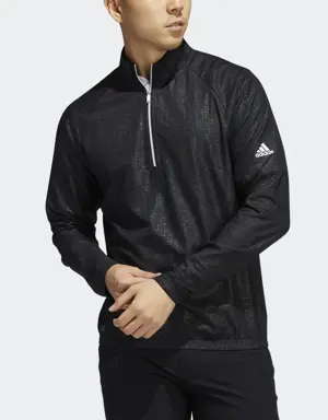 Adidas Debossed Quarter-Zip Pullover