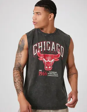 Forever 21 Chicago Bulls Graphic Muscle Tee Black/Multi