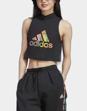 Adidas Playera sin mangas Estampada