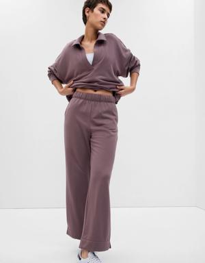 Gap High Rise Cloud Light Wide-Leg Pants brown