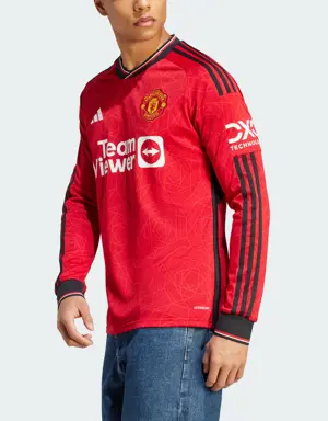 Adidas Camisola Principal de Manga Comprida 23/24 do Manchester United