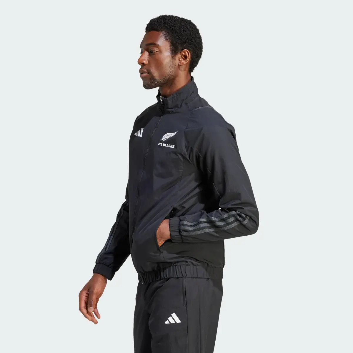 Adidas All Blacks Rugby Track Suit Jacket. 3