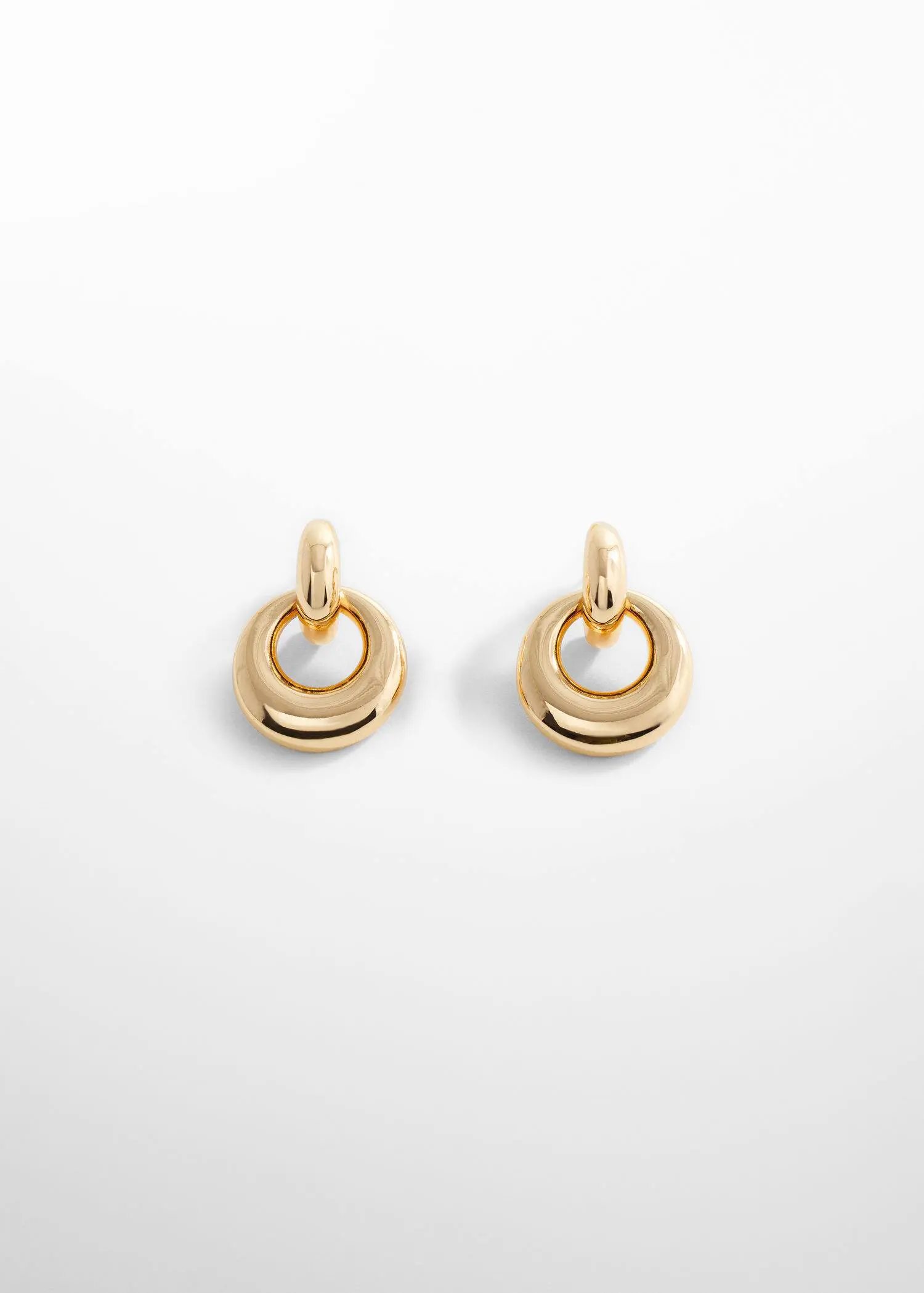 Mango Hoop pendant earrings. 1