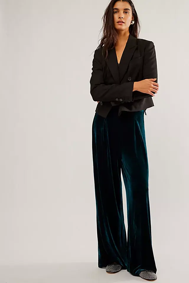 Free People Gigi Velvet Pants. 1