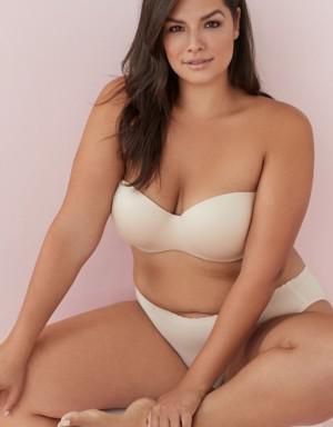 Lightly Lined Memory Foam Strapless Bra