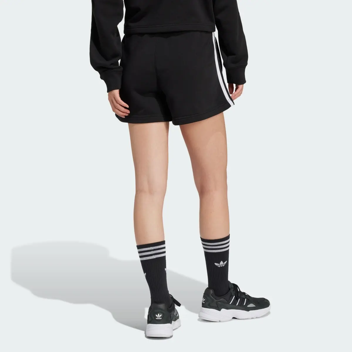 Adidas Adicolor 3-Stripes French Terry Shorts. 2