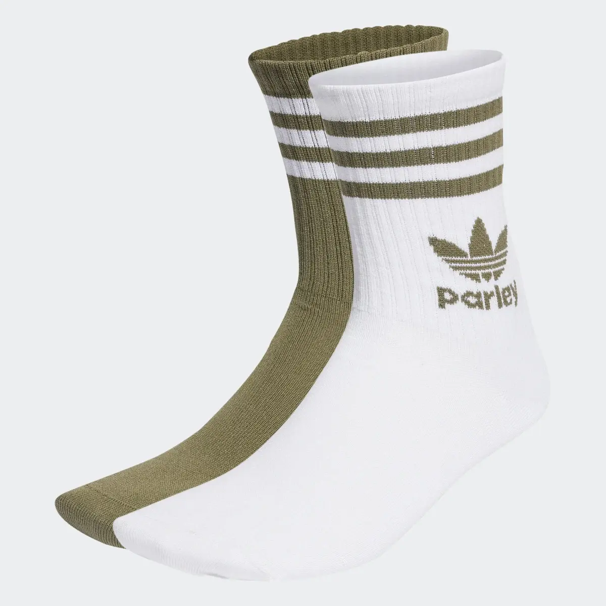 Adidas Parley Mid Crew Sock 2 Pairs. 2