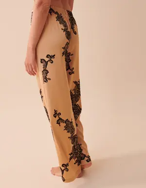 Satin Wide Leg Pants