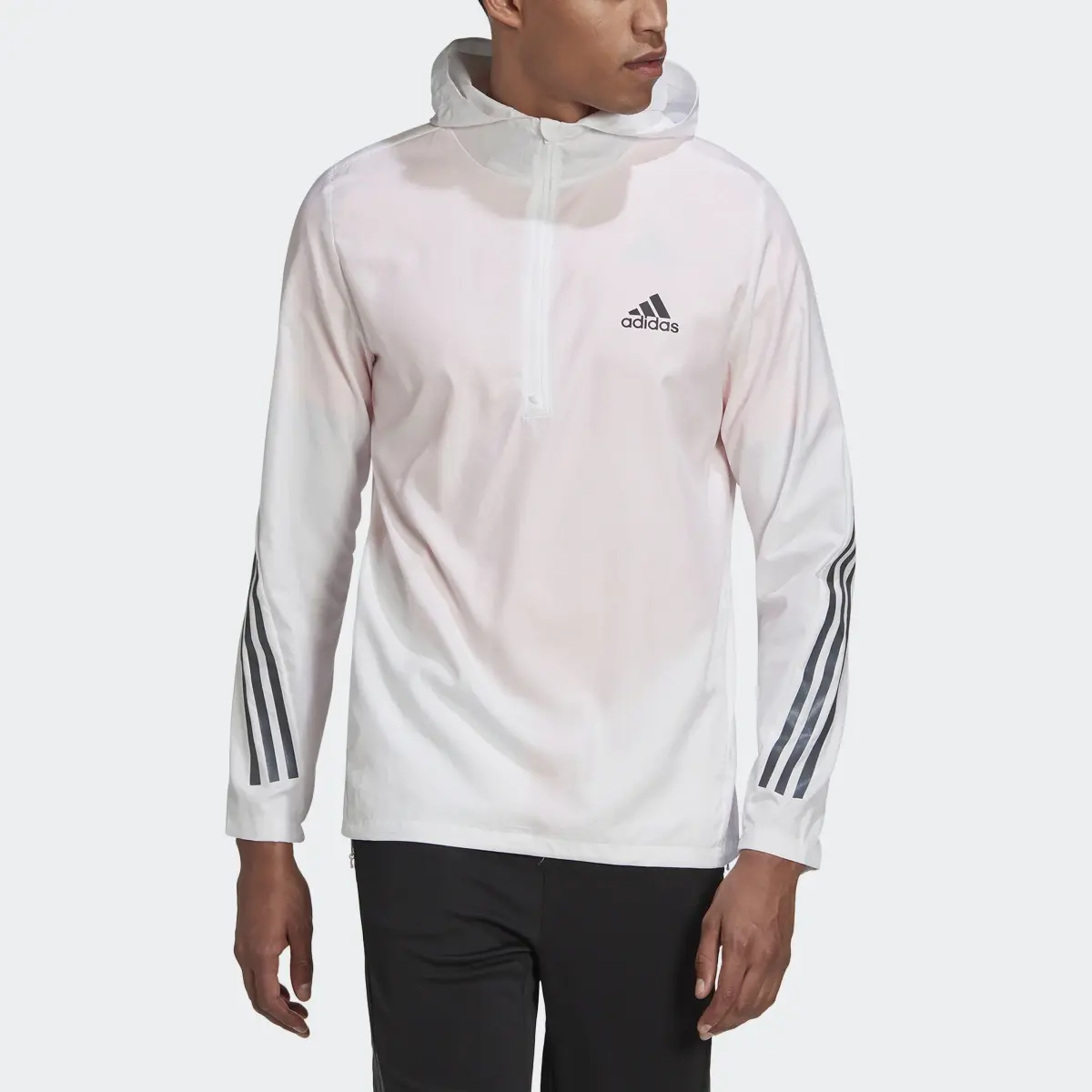 Adidas Run Icons 3-Stripes Jacket. 1