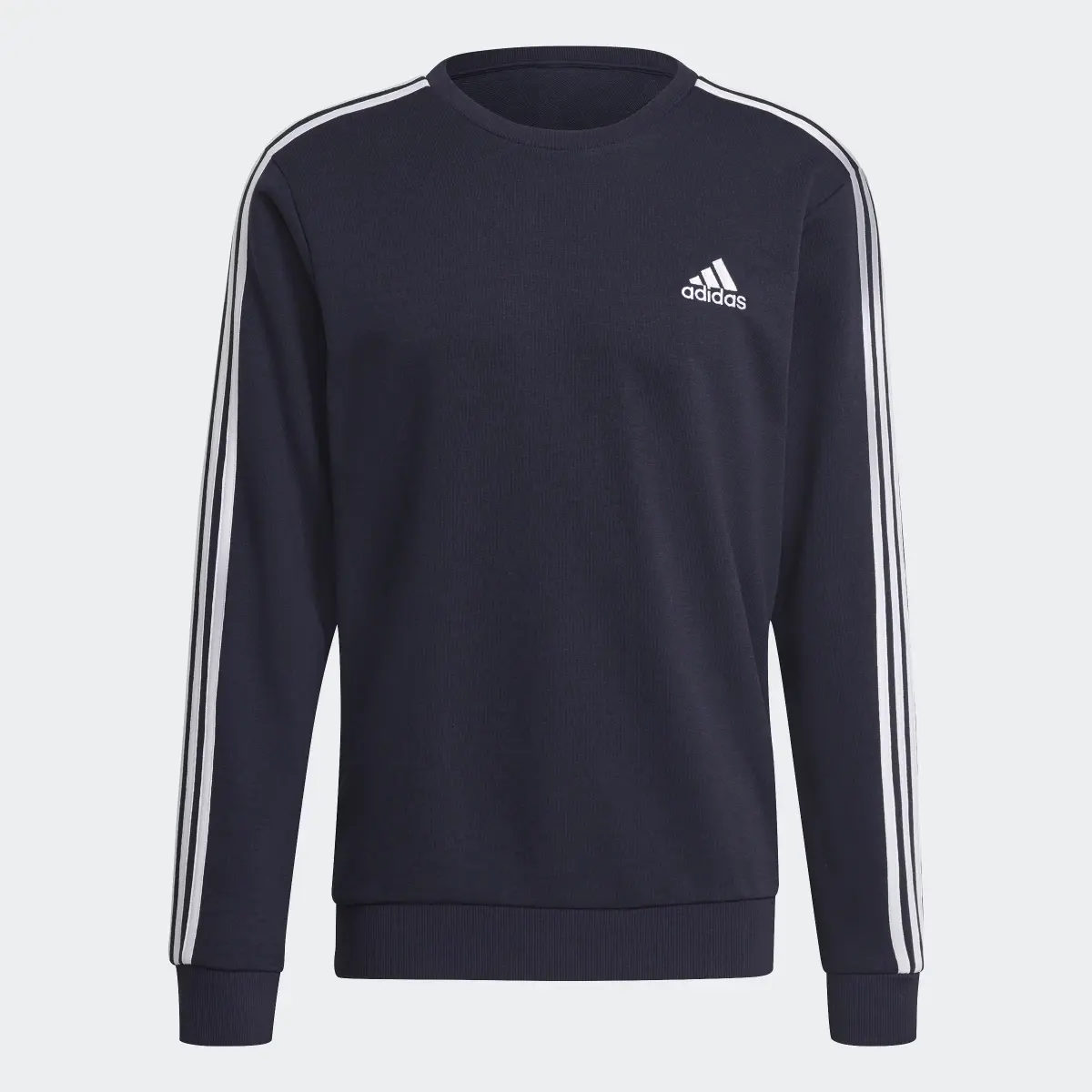 Adidas Essentials French Terry 3-Streifen Sweatshirt. 1