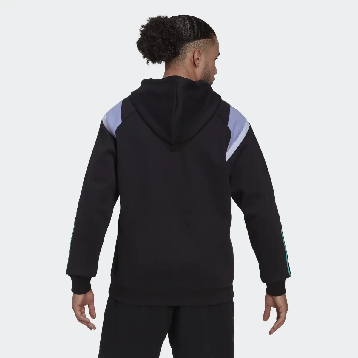 Adidas Fleece Hooded Top. 3