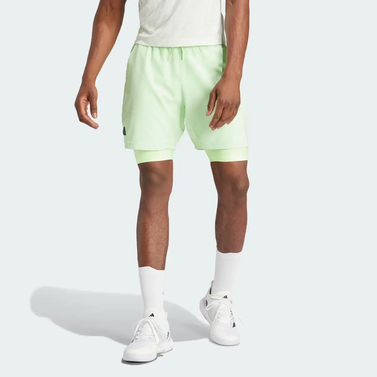 Adidas Tennis HEAT.RDY Shorts and Inner Shorts Set. 2