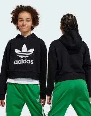 Adidas Adicolor Cropped Hoodie. 2