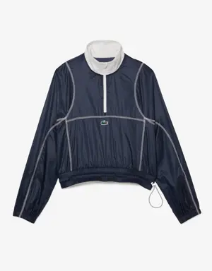 Women’s Lacoste Sport Pull-On Water-Repellant Cropped Jacket