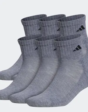 Adidas Athletic Cushioned Quarter Socks 6 Pairs