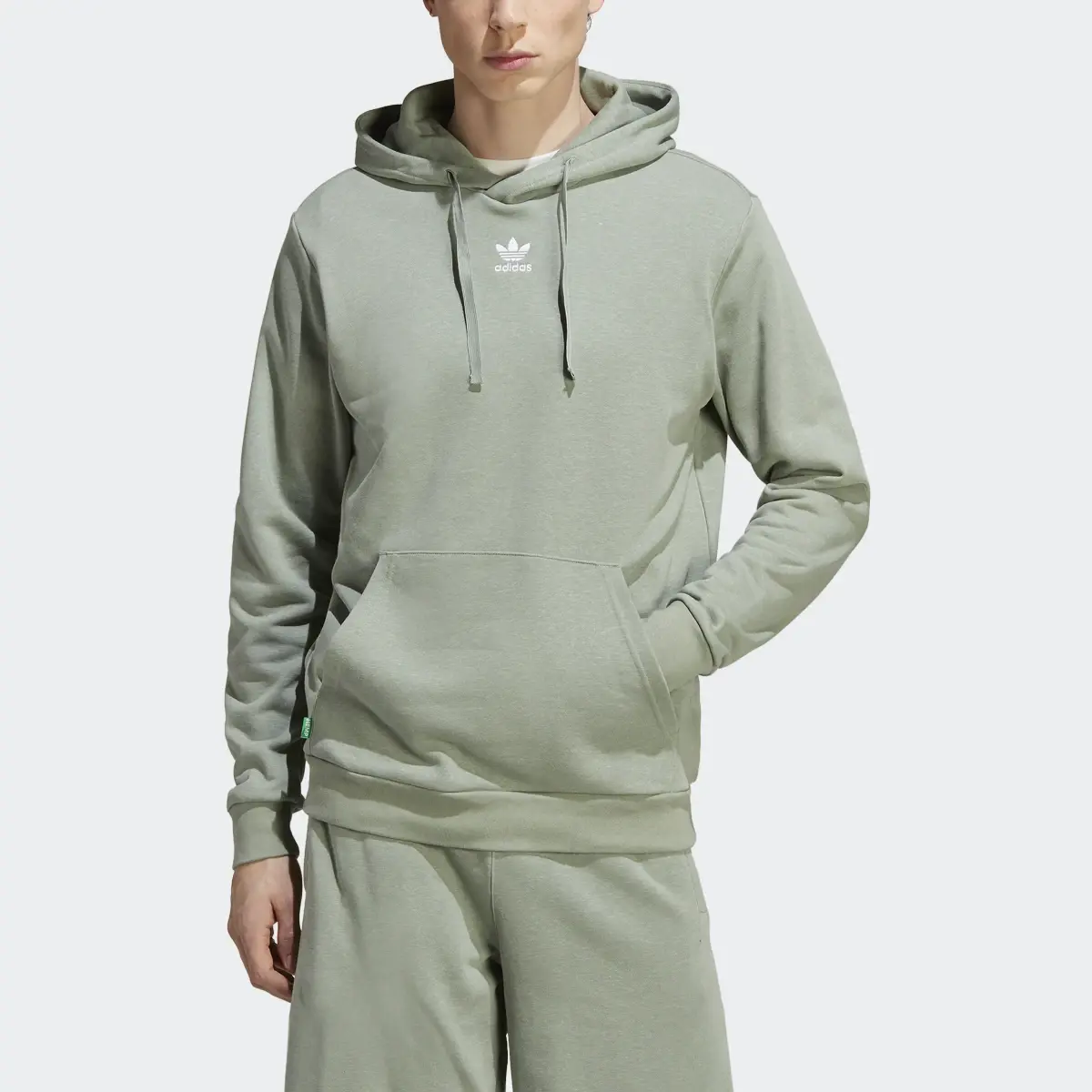 Adidas Camisola com Capuz Made with Hemp Essentials+. 1