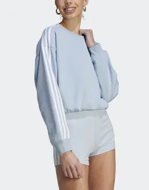 Adidas Essentials 3-Streifen Crop Sweatshirt