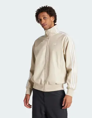 Faux Leather Adicolor 3-Stripes Loose Firebird Track Suit Jacket