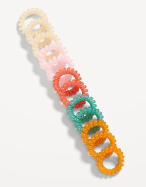 Spiral Hair Ties 12-Pack for Women