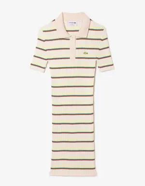 Women’s Lacoste French Made Striped Polo Dress