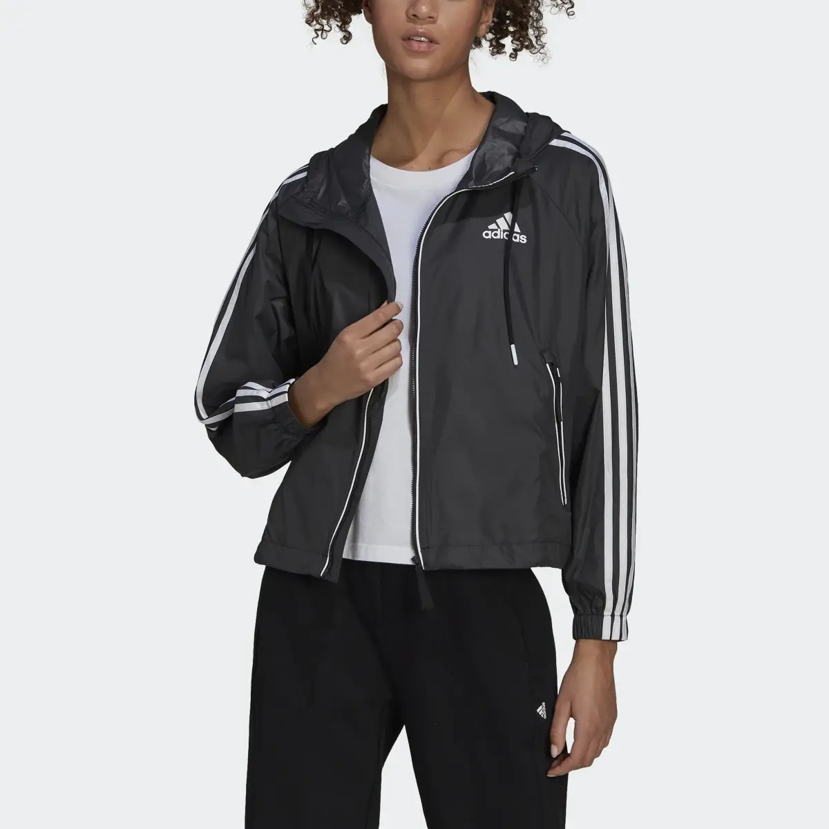 Adidas BSC 3-Stripes Wind Jacket. 1