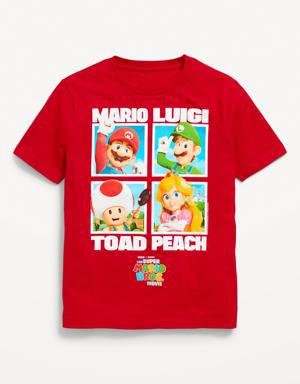 Super Mario Bros.™ Gender-Neutral Graphic T-Shirt for Kids red