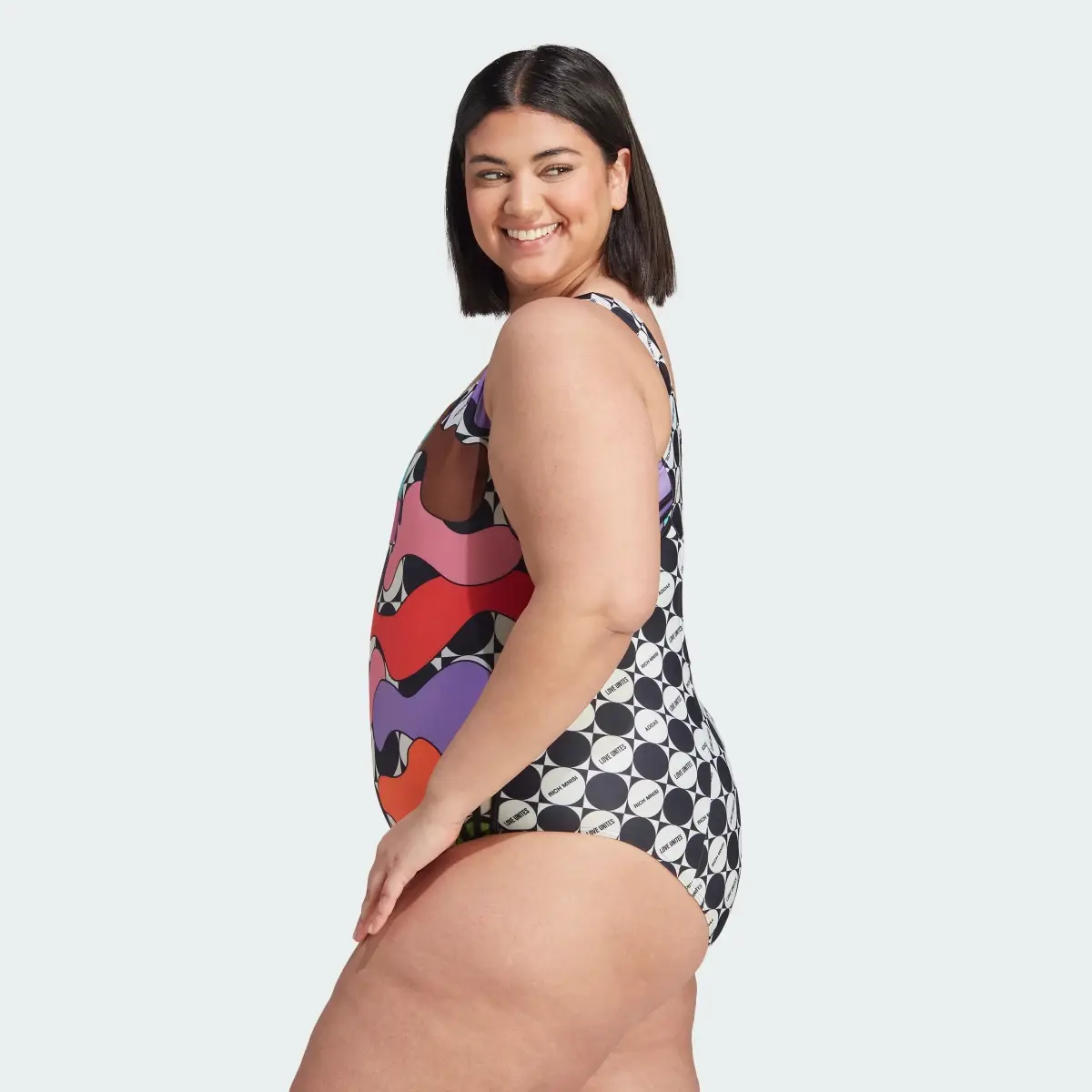 Adidas Pride Swimsuit (Plus Size). 3