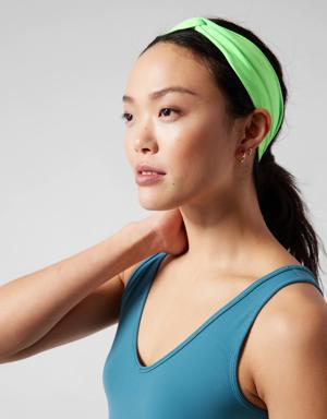 Knotted Headband in Powervita&#153 green