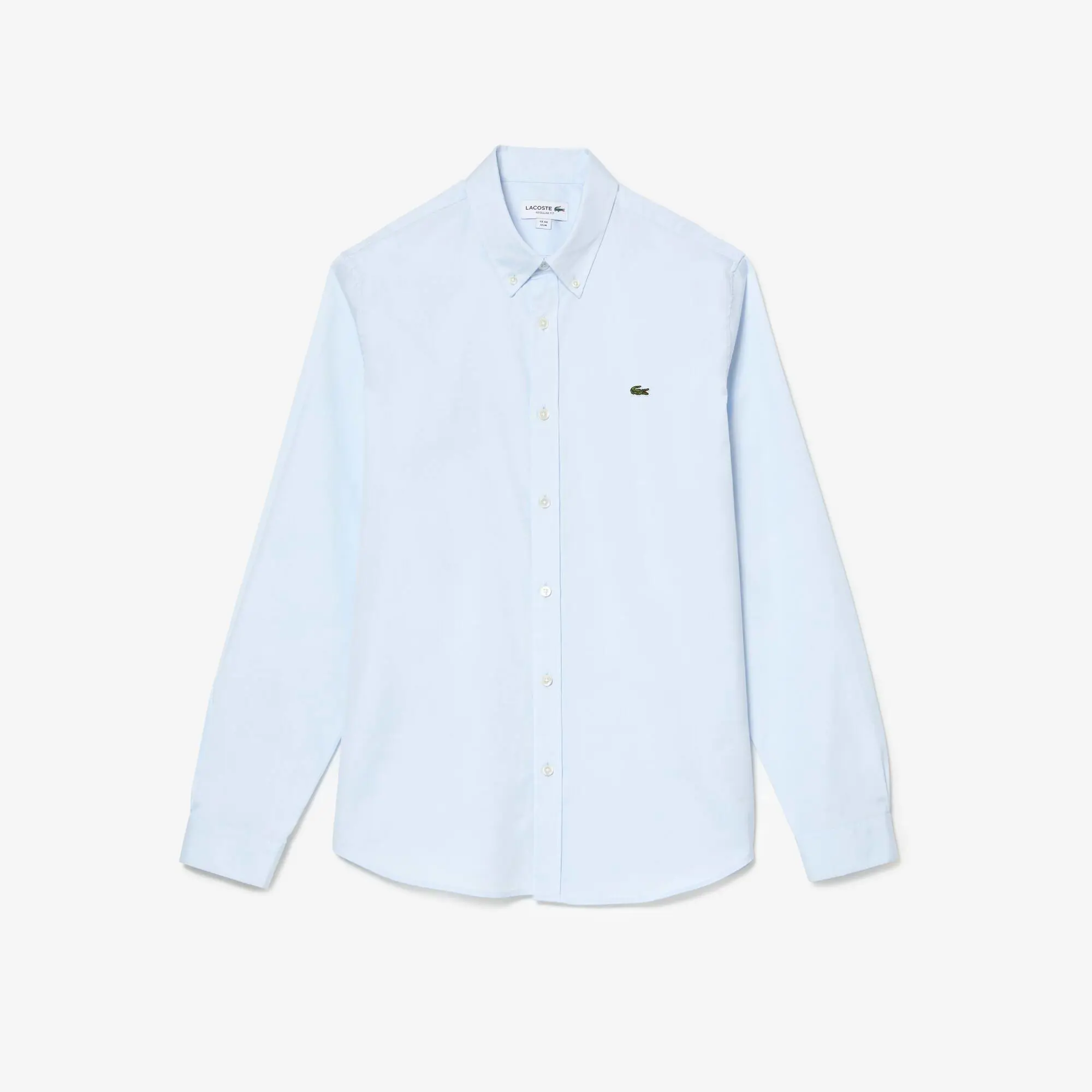 Lacoste Camisa de algodão de primeira qualidade regular fit para homem. 2