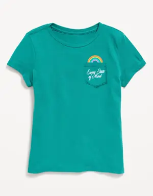 Short-Sleeve Graphic T-Shirt for Girls green