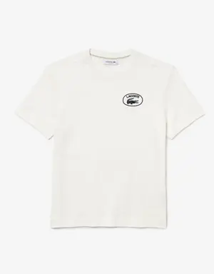 Camiseta de mujer Lacoste loose fit en algodón ecológico