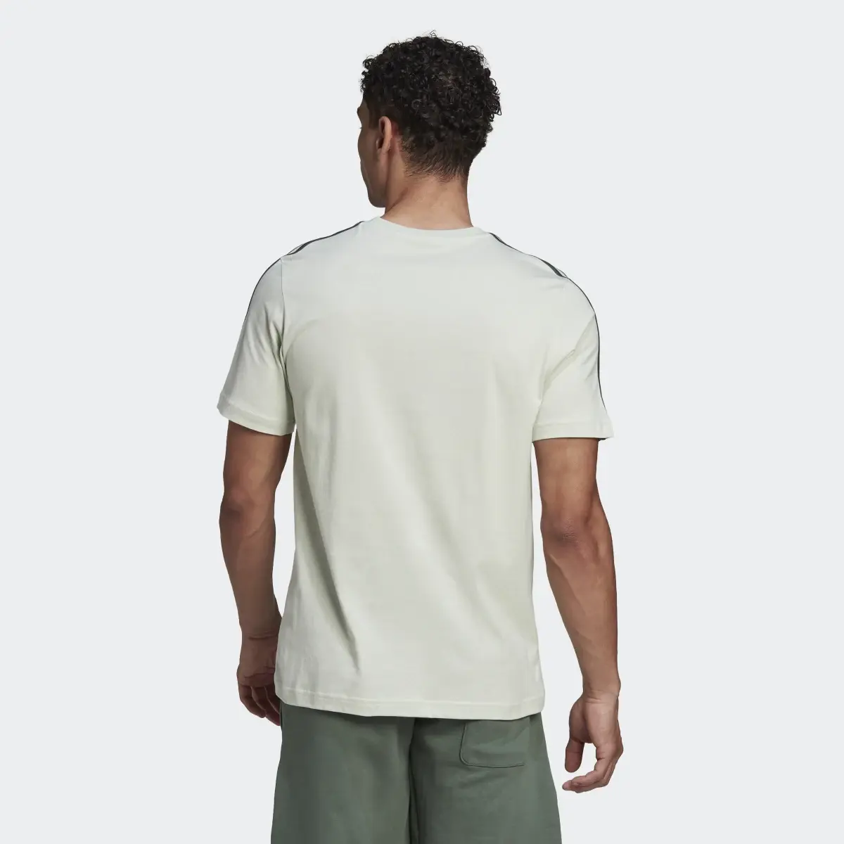Adidas Essentials 3 Bantlı Tişört. 3