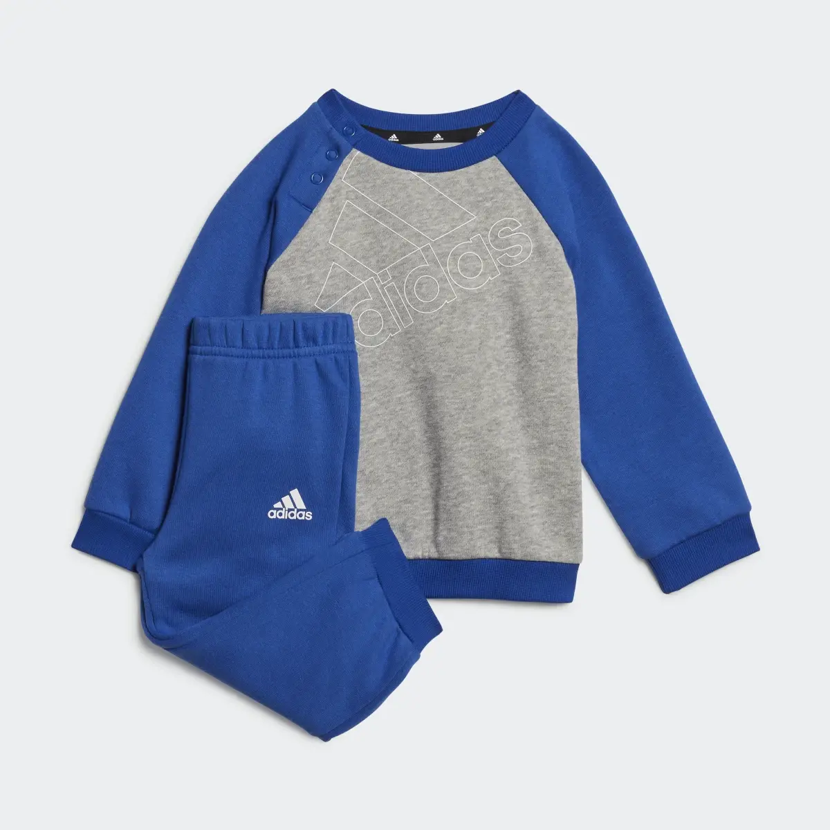 Adidas Essentials Logo Sweatshirt and Pants (Gender Neutral). 2