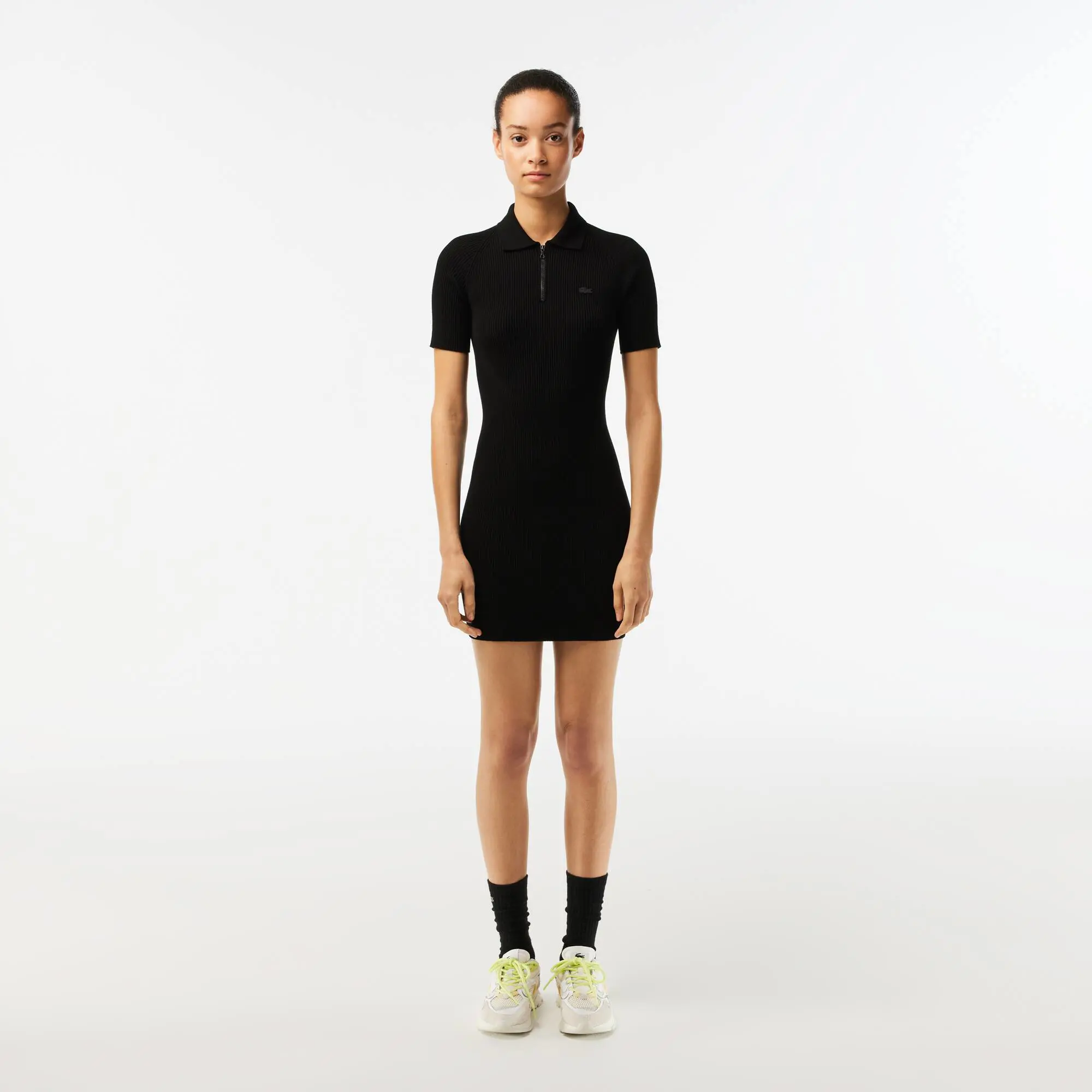 Lacoste Women’s Lacoste Knit Polo Dress. 1