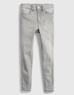 Kids High Rise Jeggings with Washwell&#153 gray
