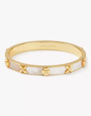 Heritage Bloom Hinged Bangle