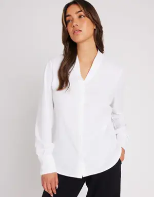 On The Move Long Sleeve Blouse