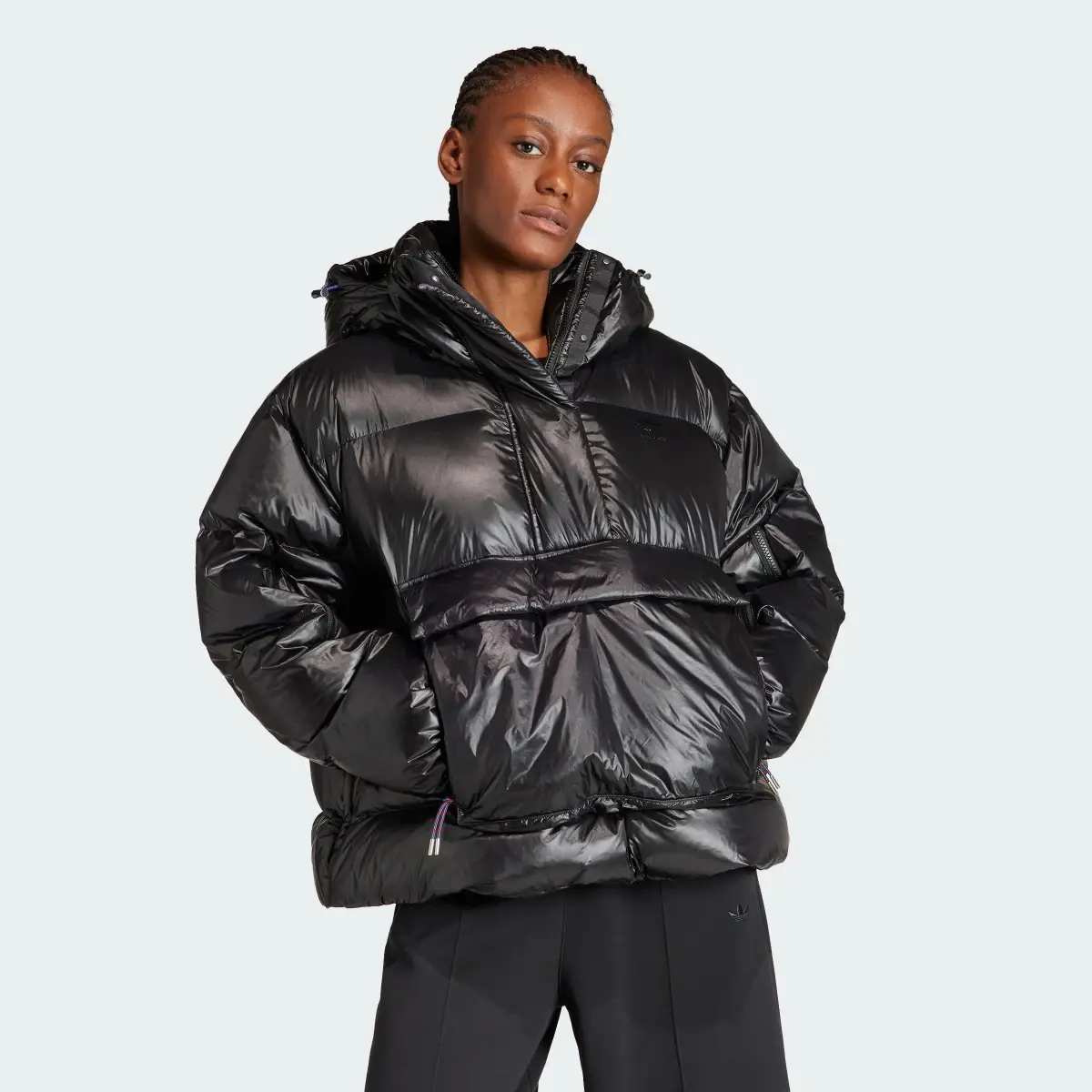 Adidas Puffed Throw-Over Jacket. 2