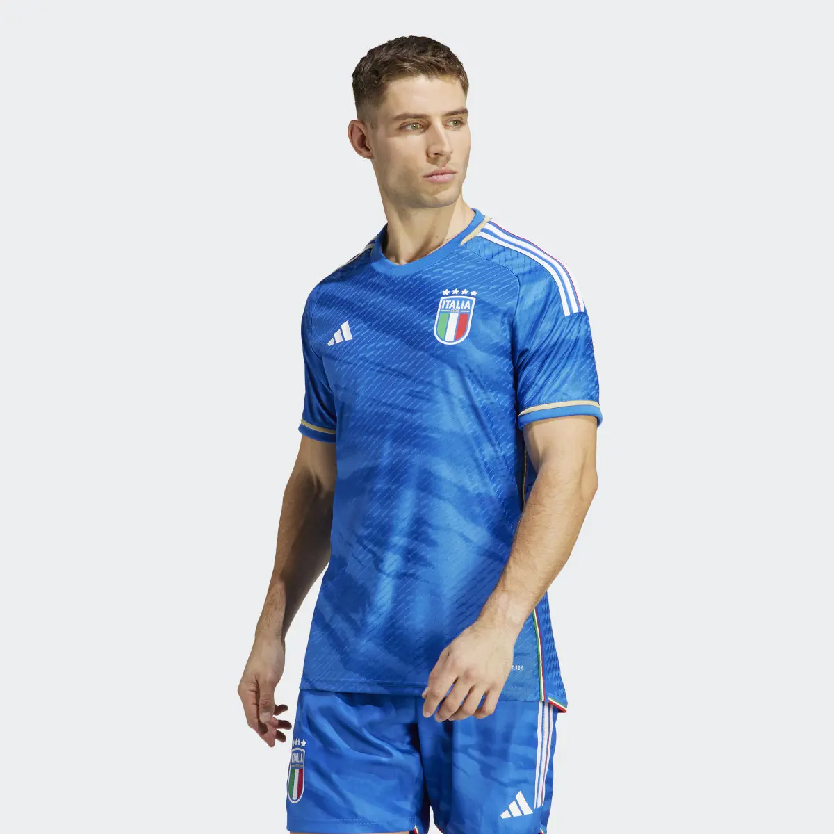 Adidas Italy 23 Home Authentic Jersey. 2