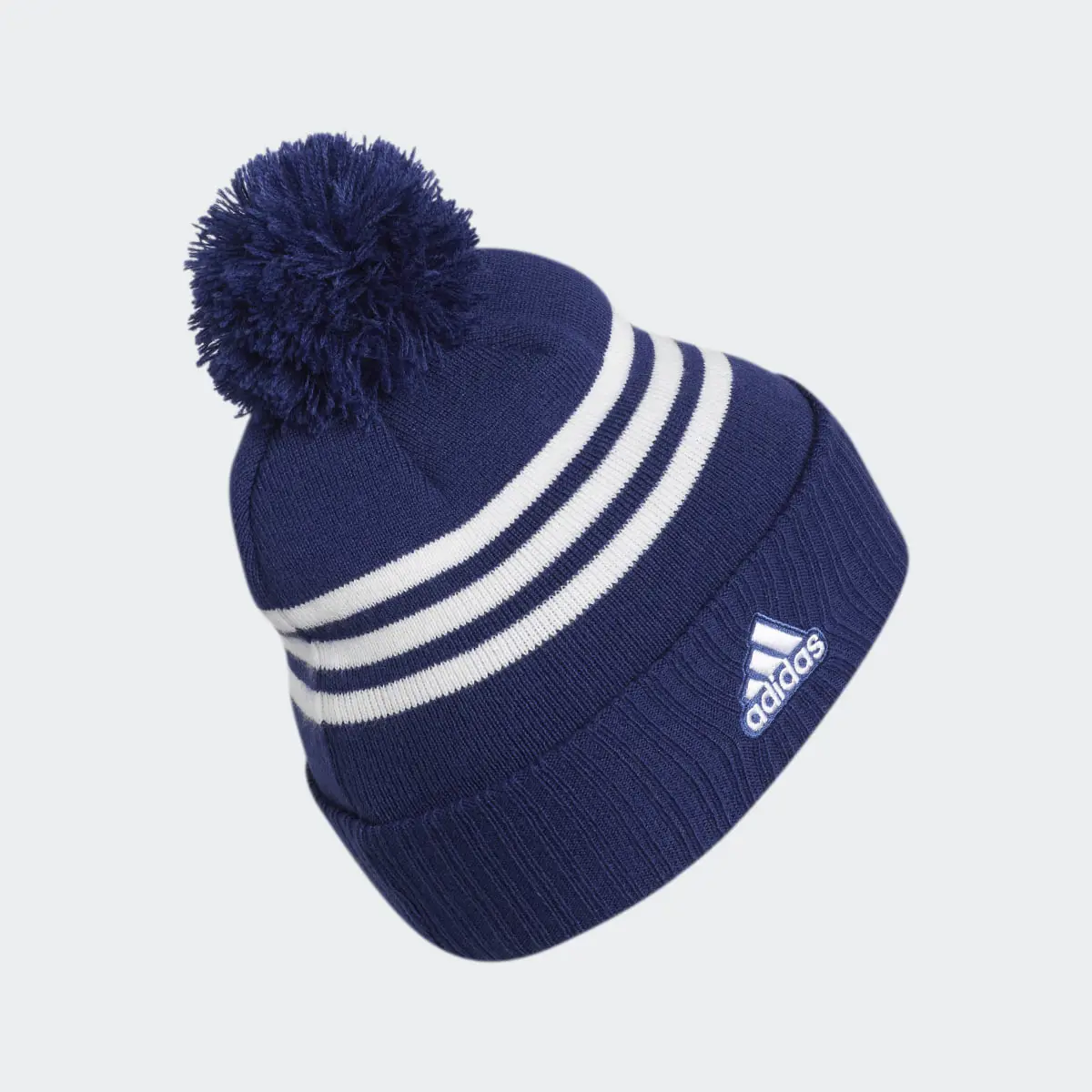 Adidas Maple Leafs Cuffed Pom Beanie. 3