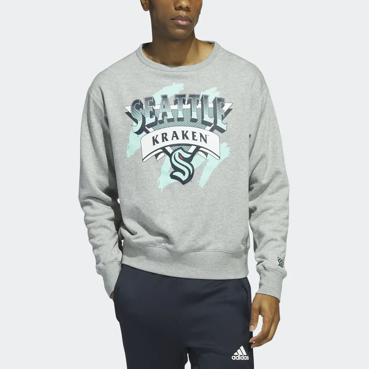 Adidas Kraken Vintage Crew Sweatshirt. 1