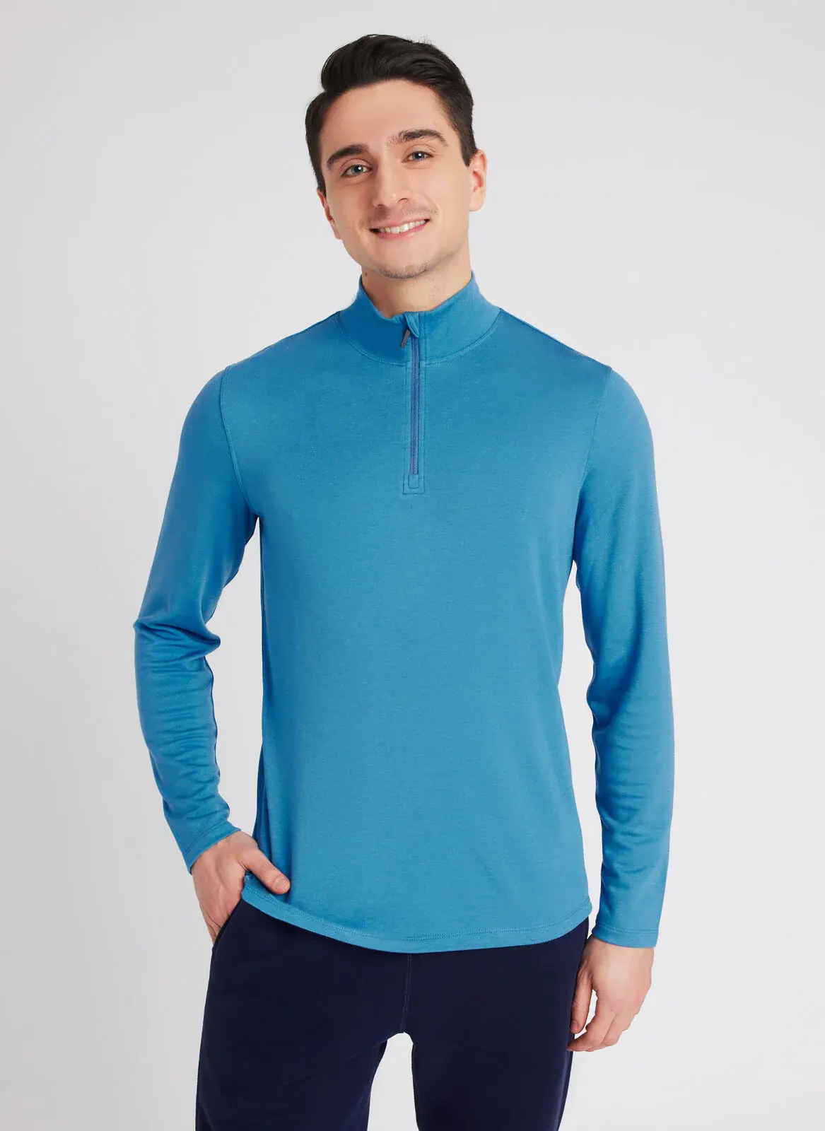 Kit And Ace Comfy Quarter Zip Pullover. 1