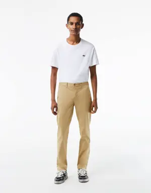 Lacoste Men's Slim Fit Stretch Cotton Chino Trousers