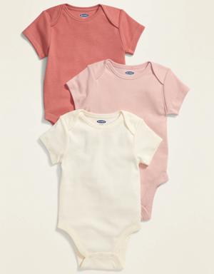 Unisex Bodysuit 3-Pack for Baby multi