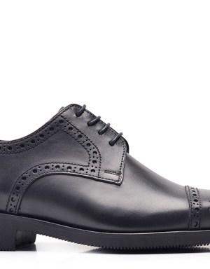 Siyah Klasik Bağcıklı Erkek Ayakkabı -11942-