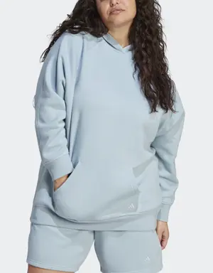 Adidas ALL SZN Fleece Boyfriend Hoodie (Plus Size)