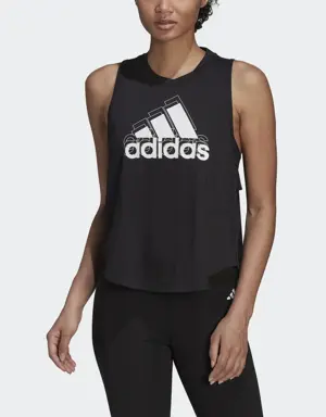 Adidas Playera sin Mangas Made for Training Logo Estampada AEROREADY Espalda Deportiva