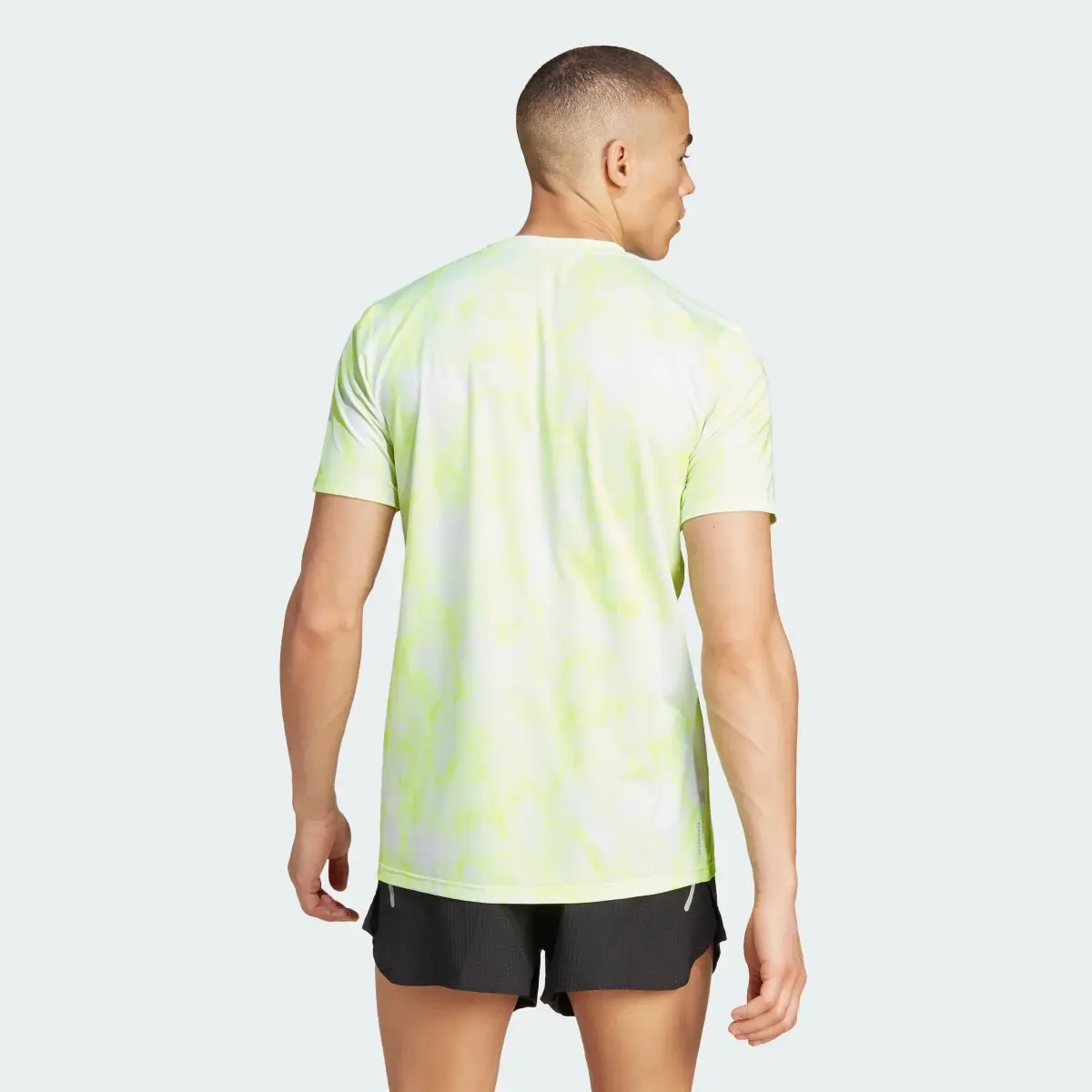 Adidas Own the Run Allover Print T-Shirt. 3